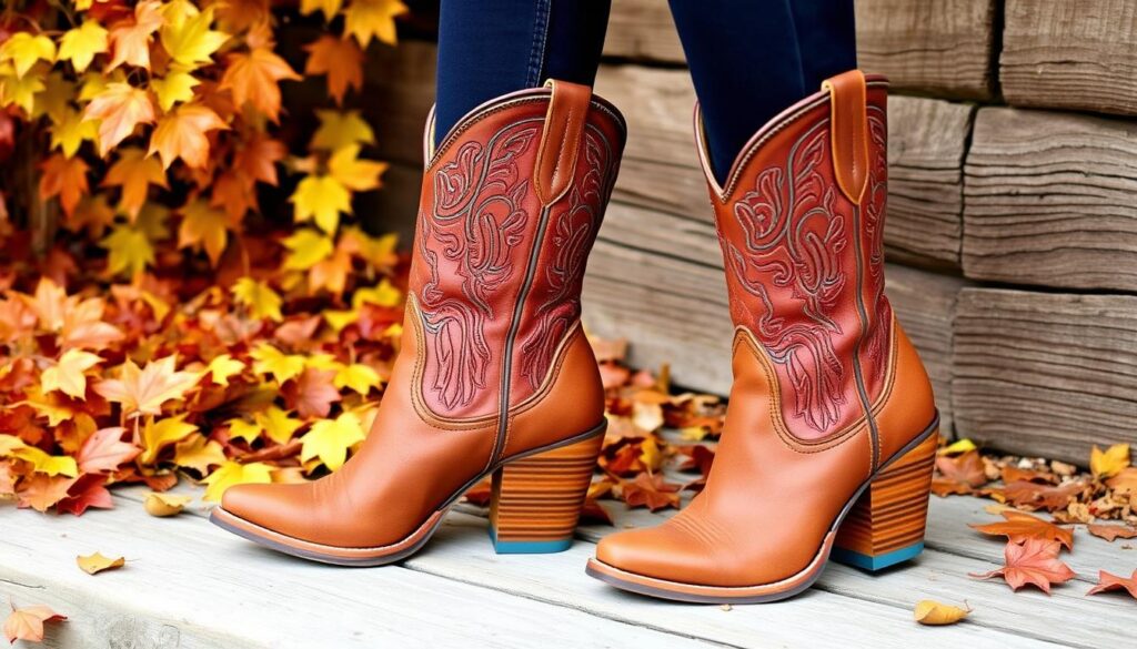 Elevated cowboy boots