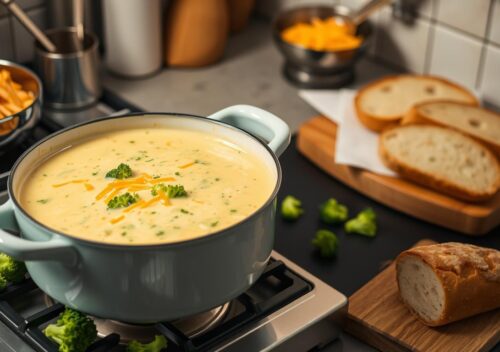 Broccoli Cheddar Soup - Perfect For Fall & Winter